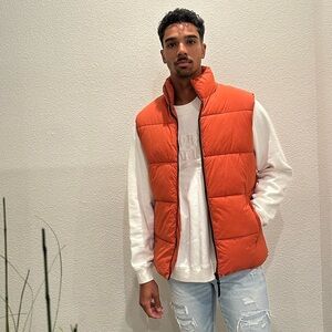 Cotton On Men's Vibrant Orange Vest